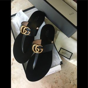SOLD on Tradesy❣️Gucci Marmont Sandals